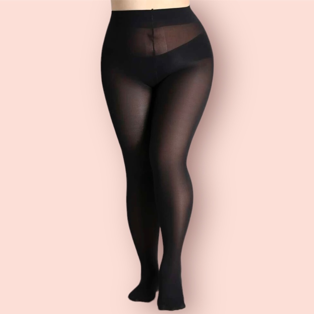 Plus Size Black Tights